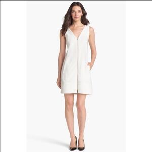 RACHEL ROY | Creamy White Zip Front Mini Dress 4
